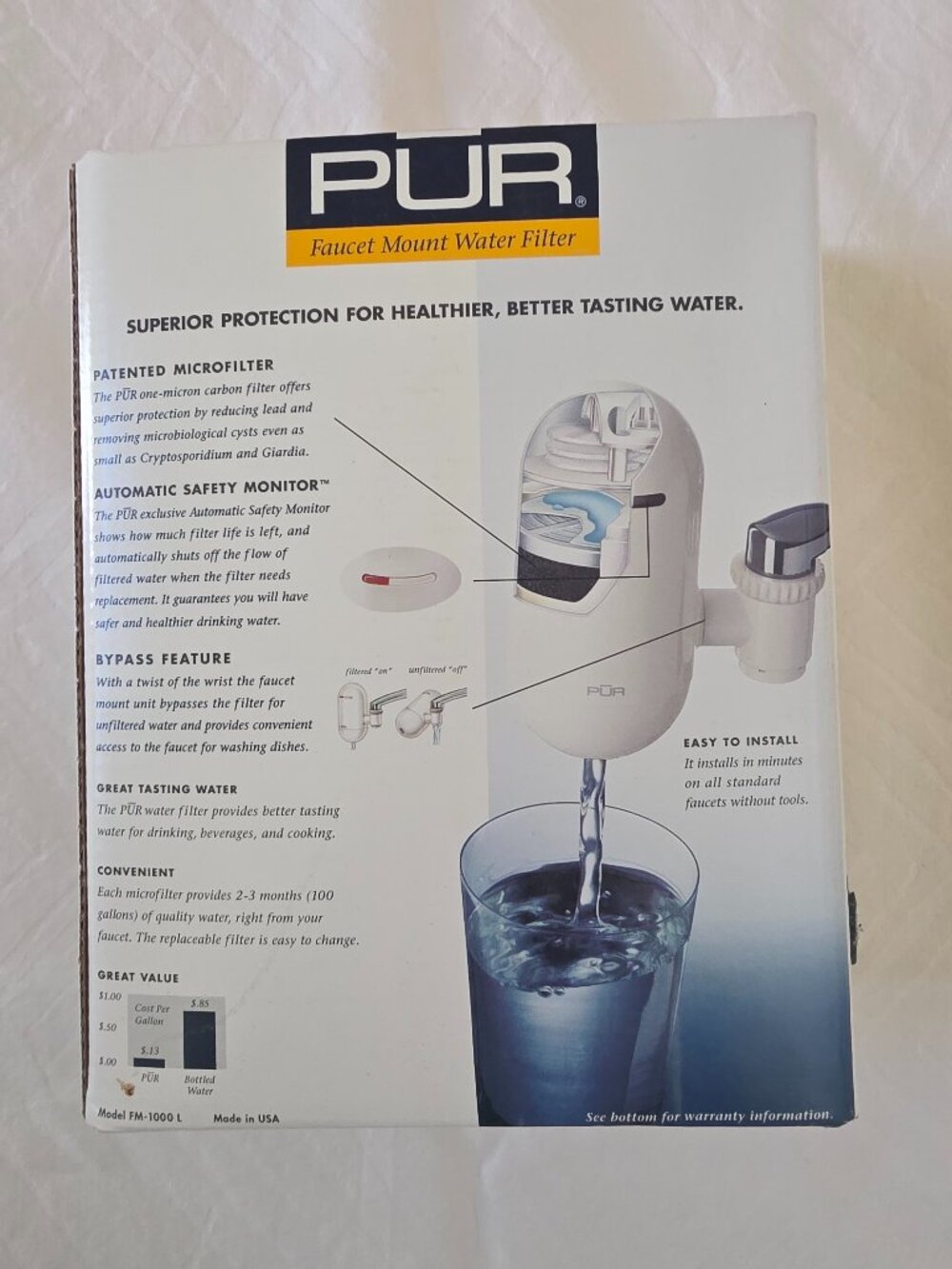 PUR Faucet Mount Water Filter - Picture 2 of 4